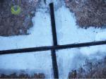 Square Blue and Red Waterproofing Waterstop Bar for Concrete Expansion