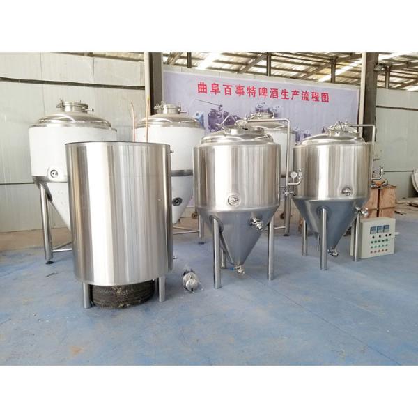 GHO Fermentation Beer Brewing Equipment for Commercial Sale 480 KG 60° Bottom