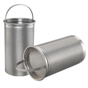 China Basket Washable Furnace Filters Stainless Steel Mesh Strainer factory