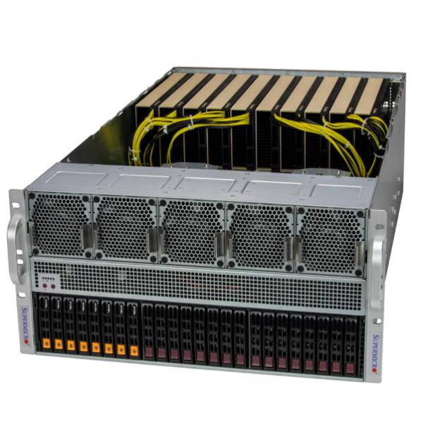 China Supermicro  SYS-521GE-TNRT 5U GPU Server with 5th Gen Intel® Xeon® / 4th Gen Intel® Xeon® Scalable processors factory