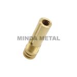 Copper Brass Stainless Steel Turned Parts CNC Machinery Parts Metal Rod