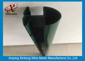 China Dark Green Varoius Guage Fence Post Accessories With CE / ISO Certificate factory