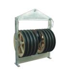 MC Nylon Stringing Cable Pulley Block 916 Mm Diameter 50-150KN Rated Load