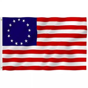 China Betsy Ross customized screen printed high quality factory