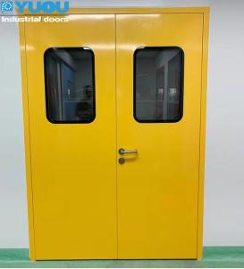 China Metal laboratory door clean room automatic swing doors for hospital factory