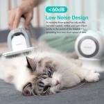 Pet Vacuum Cleaner Electric Hair Clipper Fur Cleaning Brush Kit for Dog and Cat