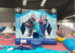 Professional Frozen 5 In 1 Bounce House Frozen Blow Up Castle With Reiforcestrip