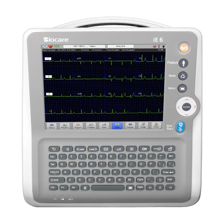 Portable Six Channel Ecg Machine Class III 12 Lead Ekg Machine