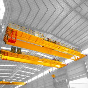 China Windlass Trolley Light Weight EOT Double Beam Bridge Crane FEM 2M factory