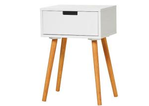 China 60cm Height Wood Bedside Table factory