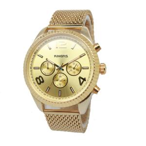 China 42.0mm Gold Alloy Wrist Watch Luxury Men's Vogue Auto Date Tourbillon factory