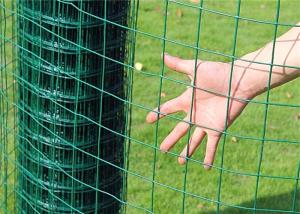 China Black PVC coated 1.1mm 12.7*12.7mm hole 1m * 30m welded wire mesh roll factory