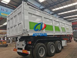 China Sand Transportation 3 Axles FUWA / BPW Semi Trailer Dump Truck Trailers New Produced factory