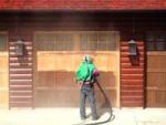 Air Blast Sand Blasting Machine Building Surface Cleaning Wood Restoration