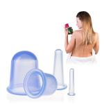 12pcs Vacuum Massage Facial Cupping Cup Food Grade Silicone Skin Gym Facial