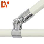 Lean Tube Chromed Metal Pipe Fittings Bright Color Corrosion Resistance