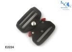 39mm Inner Size Black Electrophoresis Tactical Cobra Belt Buckle For Police