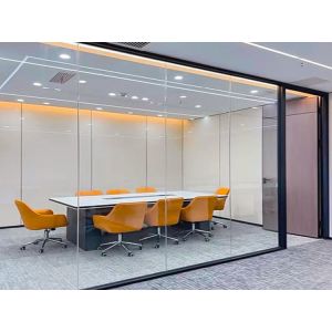 China 100mm Soundproof Modular and Pre-assemble Installation Movable Partition Wall with 3000mm Height for Flexible Space Division on sale