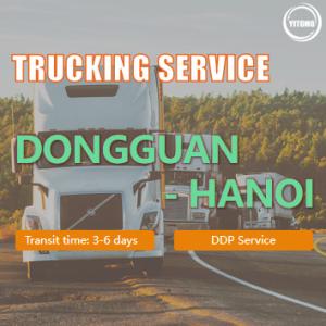 China One Stop Solution International Trucking Service From Dongguan China To Hanoi Vietnam factory