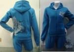 XY-078 ladies fleece 2pcs ets stock
