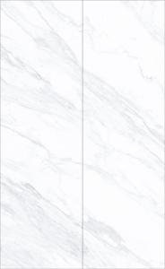 China Custom Italy Calacatta White Marble Look Porcelain Tile factory
