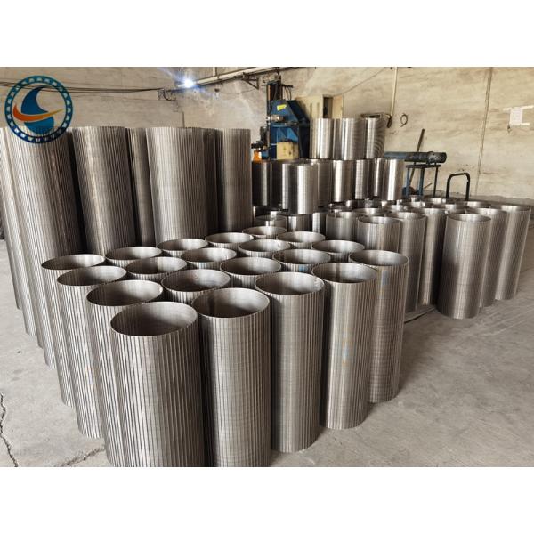 Automatic Cleaning Profile Wire Screen Wedge Cylinder Stainless Steel 304