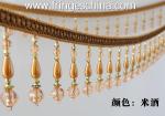 Handmade fashionable chain beads lace tassels fringes for curtain/sofa/pillow