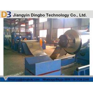 Hydraulic Cutting Steel Slitting Line , 600-1300mm Coil Width