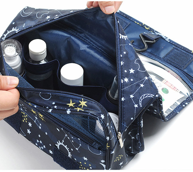 Direct Supplier Bulk Colorful Printing Oxford Toiletry Bag Hanging