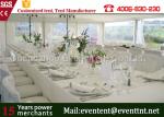 Clear Roof Party Tent For 300 People , Transparent Wedding Tent With PVC Fabric
