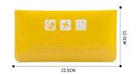 Fashionable Travel Ticket Wallet , PVC Passport Ticket Holder Travel Wallet