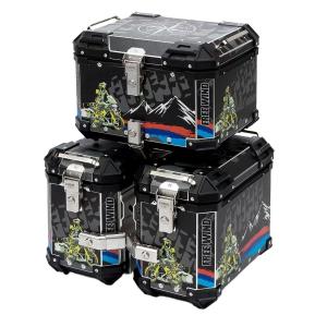 China 36L Large Capacity Aluminum Motorcycle Rear Top Case for Scooters and Motorcycles factory