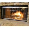 Buy cheap Tempered Glass Panel Fireplace Glass Door from wholesalers
