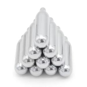 China Stainless Steel 8.5G Whipped N2o Cream Charger Non Threaded factory