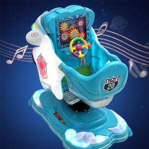 China Factory direct sale Aviator No.1 swing machine baby electric coin-operated cradle MP5 kid toy car factory