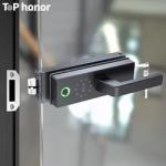 Semi Auto Smart Fingerprint Door Lock Tuya Wireless Unlock Biometric Access Door