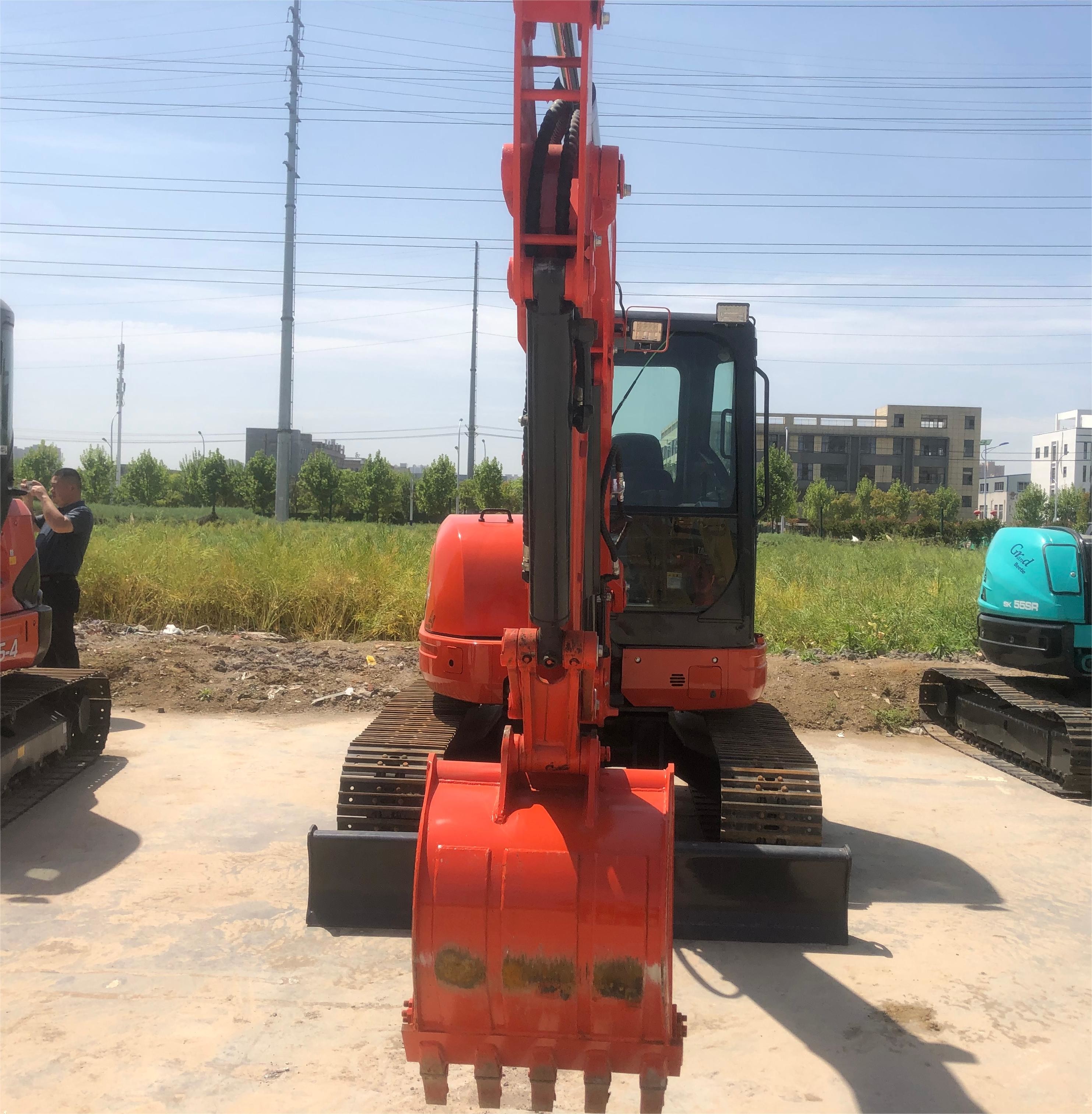 Mini Used Kubota U55 Excavator Digger 5.5 Tons Kubota U55 U35 U17 Machines