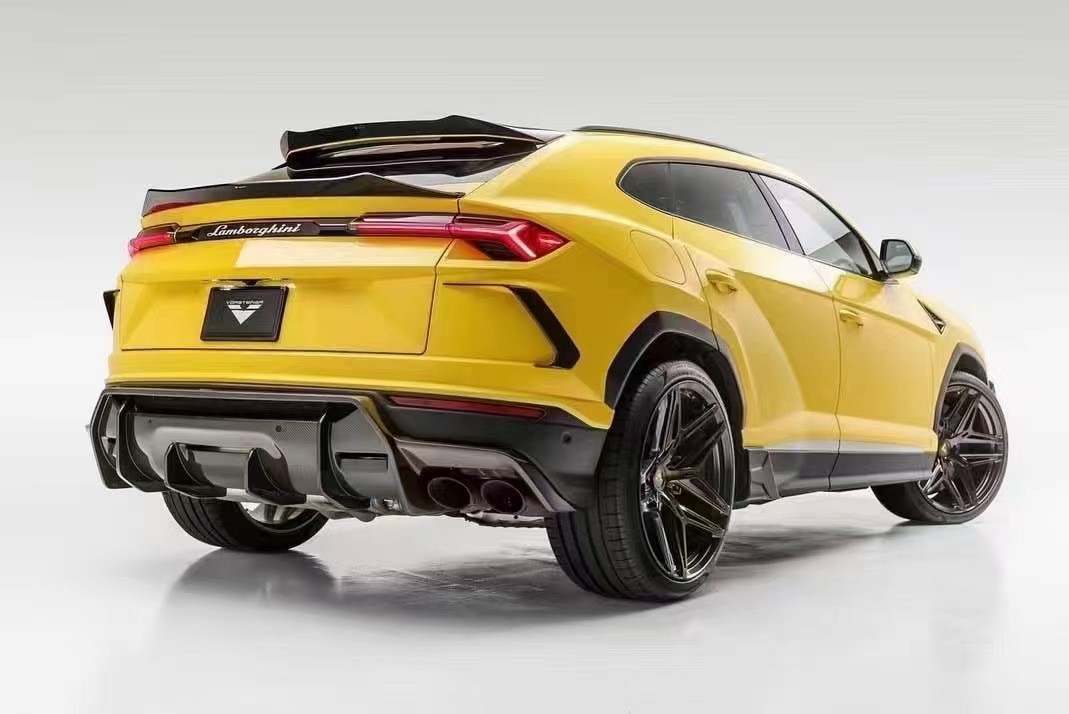 For Lamborghini Urus Carbon Fiber Body Kit Urus Upgraded VORS Style Carbon Fiber Front Lip Diffuser Spoiler Hood with Wide-body