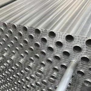 China Louver Fin Φ12.3 25*21.65mm Heat Transfer Performance Air Conditioning Condenser Aluminum Fins factory