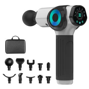 China 2500mAh Super Quiet Electric Handheld Sports Massager Brushless LCD Screen factory