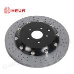 HEUR Brake Carbon Ceramic Disc For Nissan Gtr Upgrade 380*28MM Rear Set
