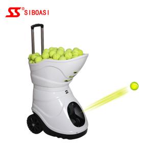 China 20-140 km/h Tennis Ball Machine , Tennis Ball Feeder ABS material factory