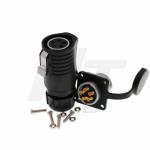 5 Pin Waterproof Plastic Connector 30 Amp For Power Industrial Equipment