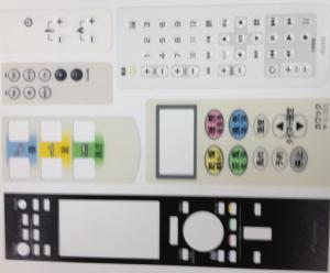 China Custom Dull Polish LED Membrane Switch 100MΩ , 250V DC One Key LGF factory