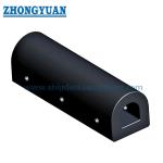 High Energy Absorption D Type Rubber Fender For Ship Marine Rubber Fender