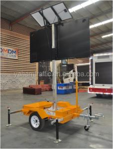 China SMD VMS Trailer Signs High Refresh Commercial Advertising LED Display factory