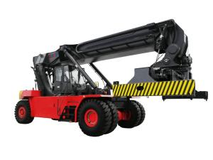 China 45000kgs Load Capacity Container Reach Stacker 71400 Kgs Service Weight factory