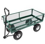 Outdoor Heavy Duty Steel Mesh Tool Cart with Environmental Protection Powder