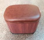 Natural Straw Household Storage Stool Grass Woven Ottoman Box Eco-Friendly Hand