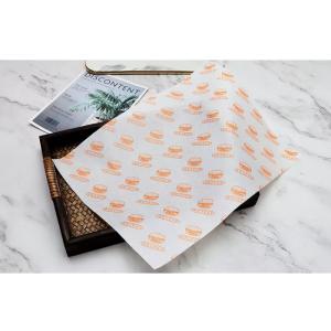 China Plain Eco Food Wrapping Paper 35gsm Oilproof 12x12 Sandwich Wrap on sale